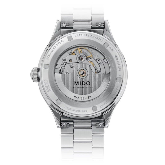 Montre Mido Multifort Powerwind 40mm bleue automatique acier M040.407.11.047.00