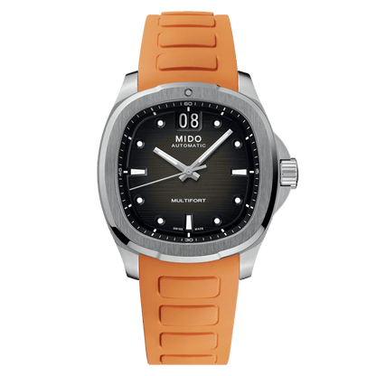 Montre Mido Multifort TV Big Date 40mm gris acier automatique M049.526.17.081.00