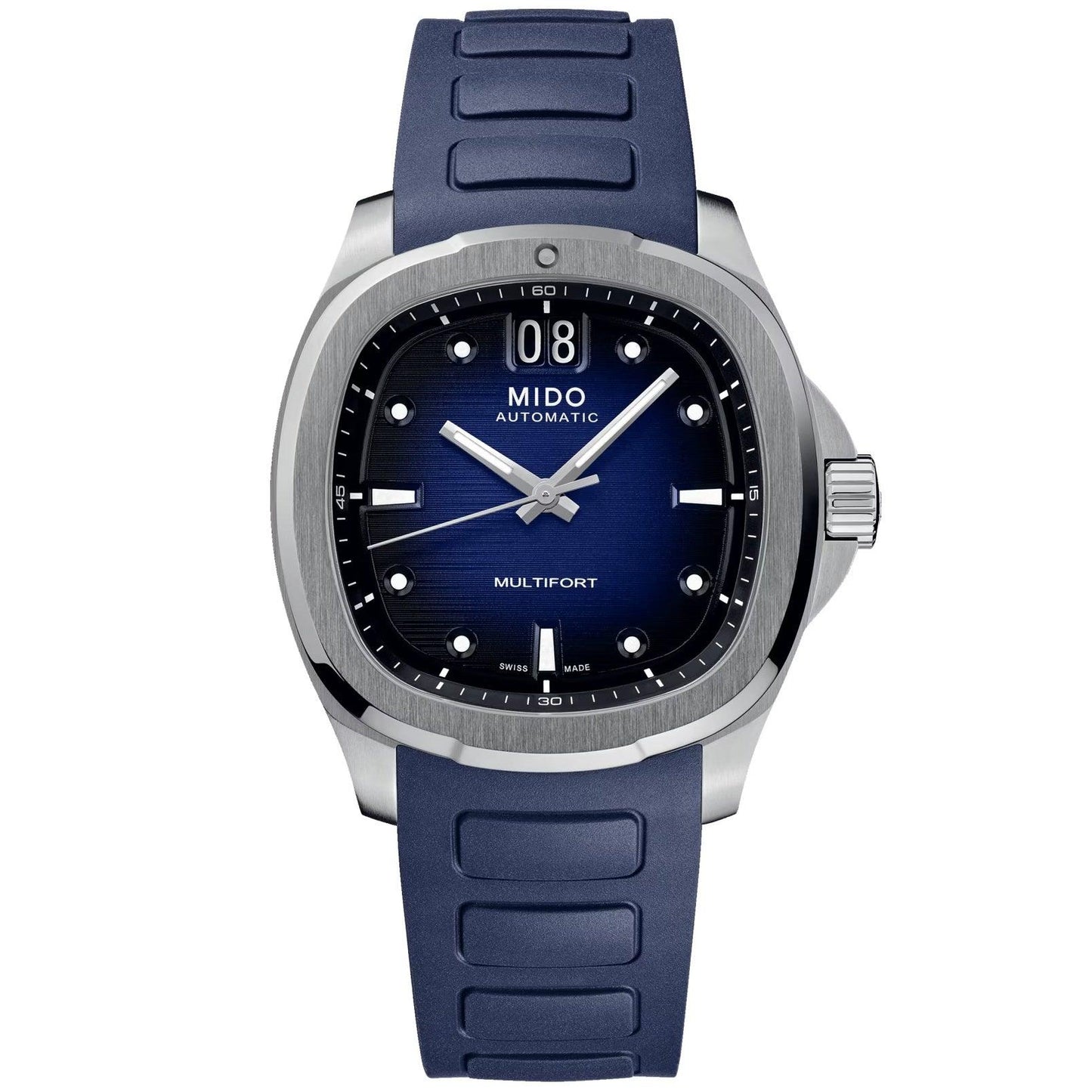 Montre Mido Multifort TV Grande Date 40x39,2mm Acier Bleu Automatique M049.526.17.041.00