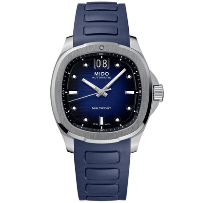 Montre Mido Multifort TV Grande Date 40x39,2mm Acier Bleu Automatique M049.526.17.041.00
