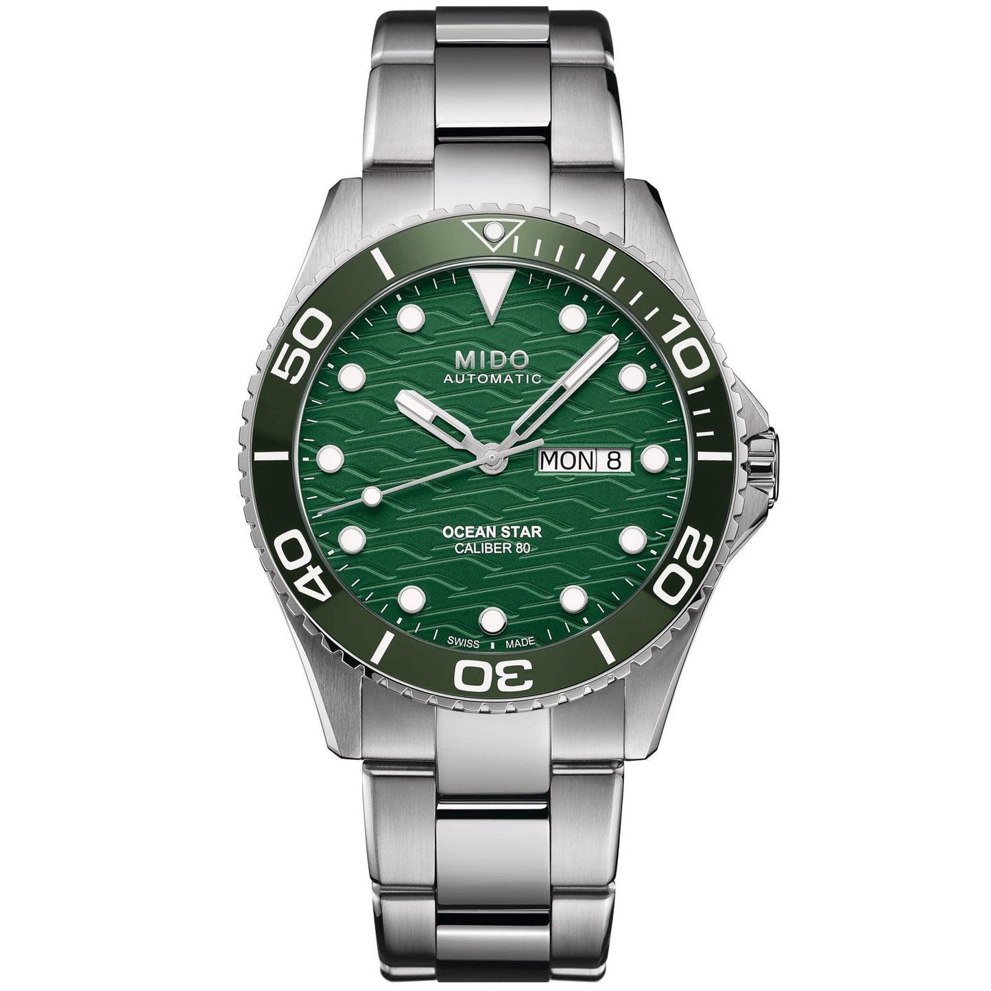 Mido montre Ocean Star 200C 42,5mm vert automatique acier M042.430.11.091.00