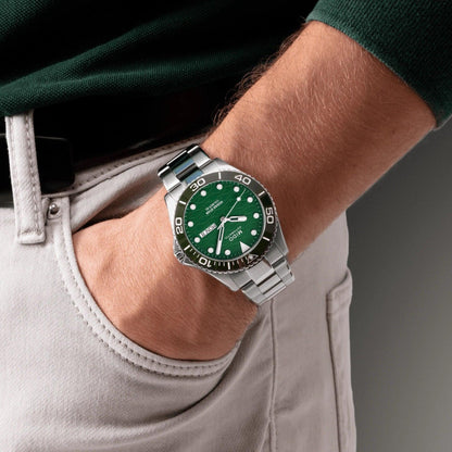 Mido montre Ocean Star 200C 42,5mm vert automatique acier M042.430.11.091.00