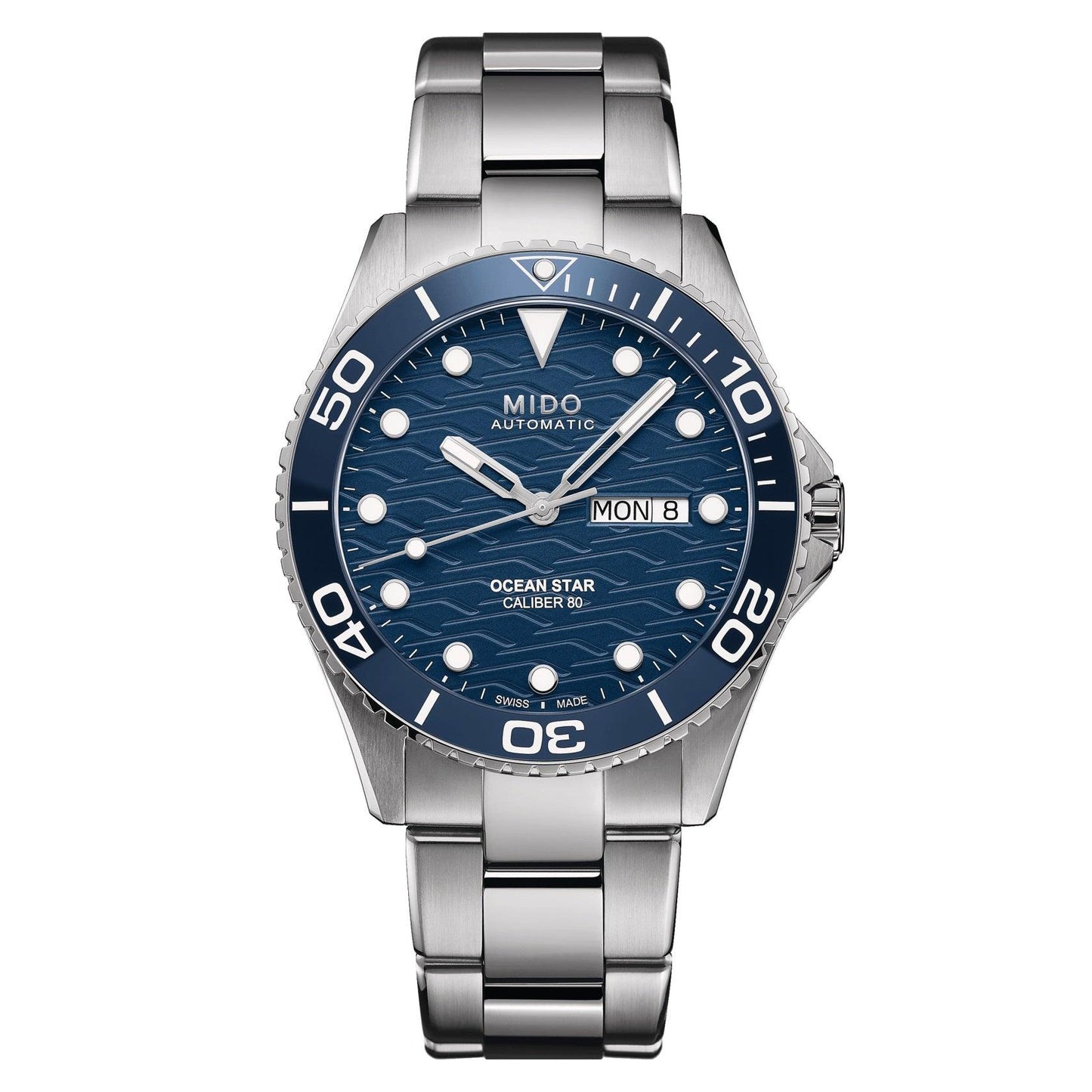 Mido montre Ocean Star 200C 42mm bleu automatique acier M042.430.11.041.00