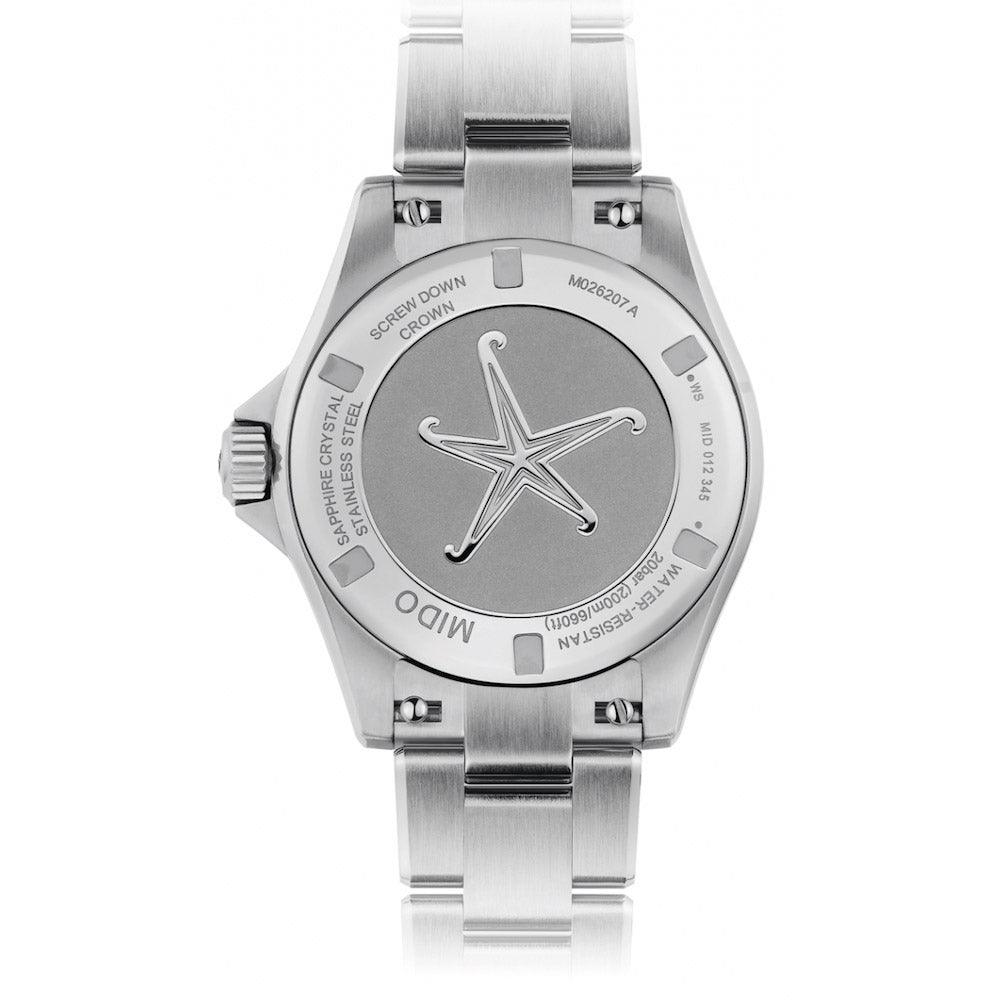 Mido montre Ocean Star 36,5mm bleu automatique acier M026.207.11.041.00