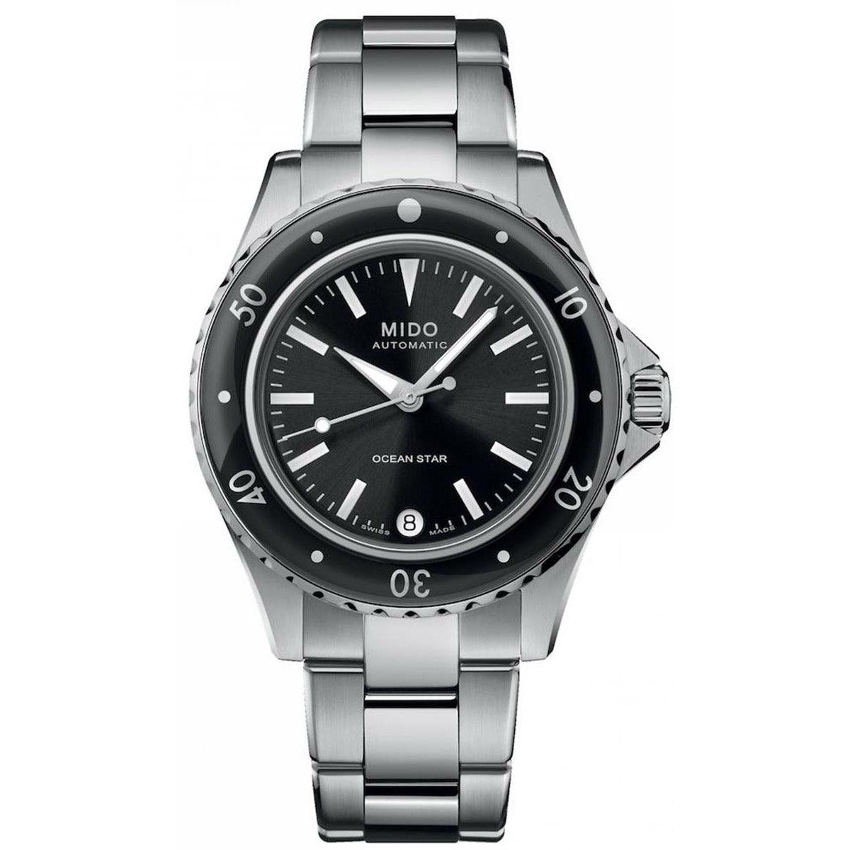 Montre Mido Ocean Star 36,5mm noire automatique acier M026.207.11.051.00