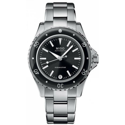 Montre Mido Ocean Star 36,5mm noire automatique acier M026.207.11.051.00