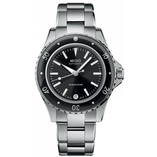 Montre Mido Ocean Star 36,5mm noire automatique acier M026.207.11.051.00