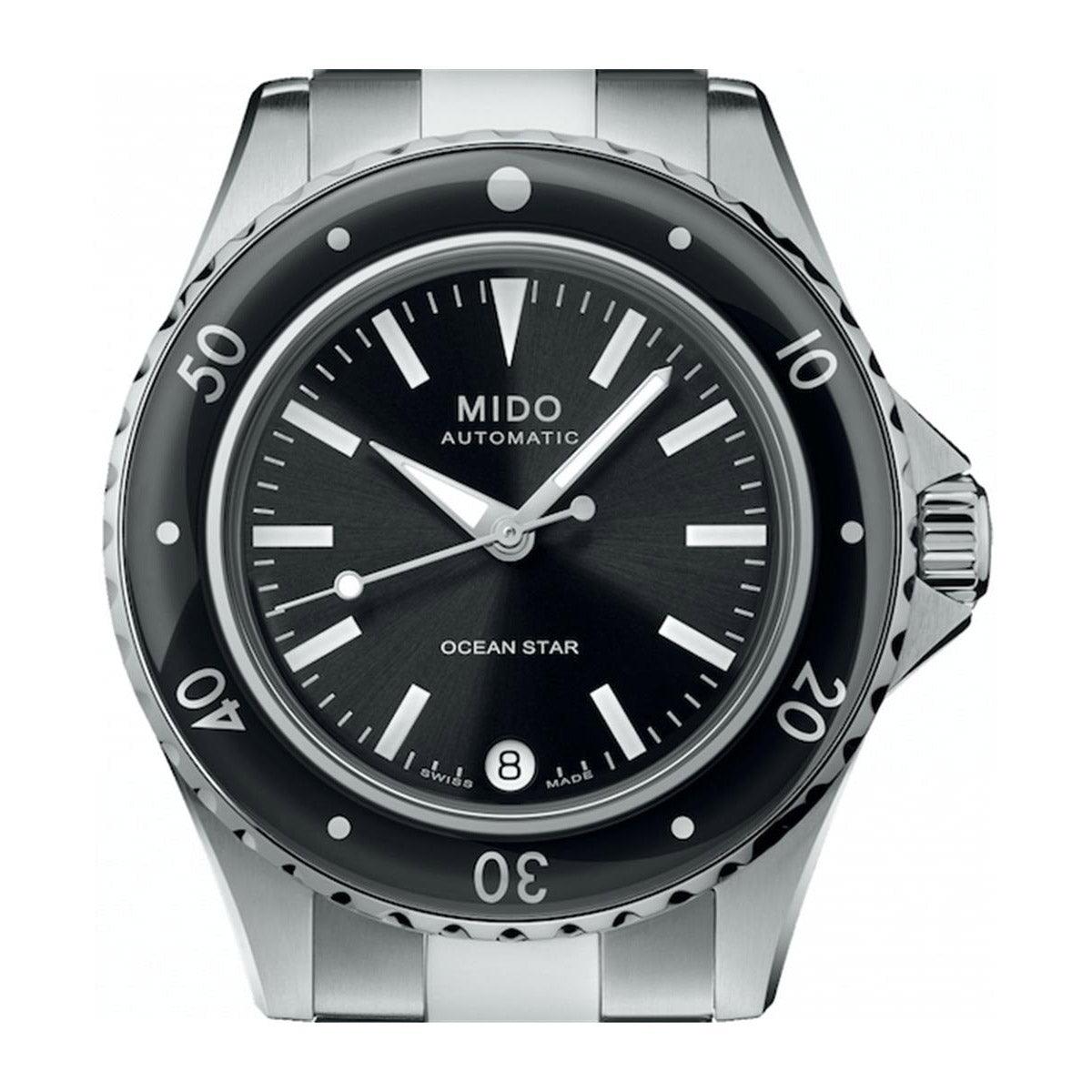 Montre Mido Ocean Star 36,5mm noire automatique acier M026.207.11.051.00