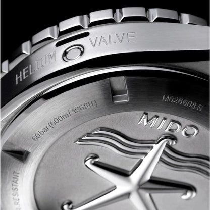 Mido montre Ocean Star 600 Chronomètre COSC 43,5mm bleu automatique acier M026.608.11.041.01