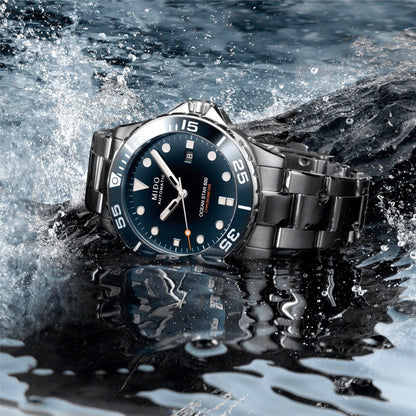 Mido montre Ocean Star 600 Chronomètre COSC 43,5mm bleu automatique acier M026.608.11.041.01