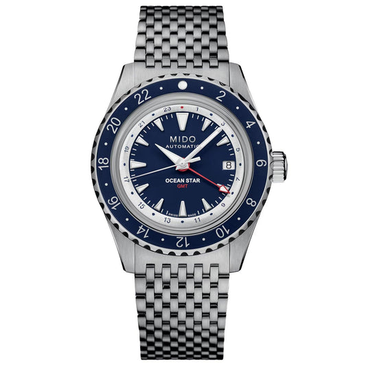 Montre Mido Ocean Star GMT Édition Spéciale 40 mm Acier Bleu Automatique M026.829.18.041.00