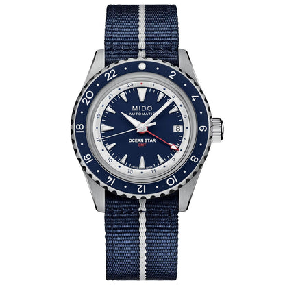 Montre Mido Ocean Star GMT Édition Spéciale 40 mm Acier Bleu Automatique M026.829.18.041.00