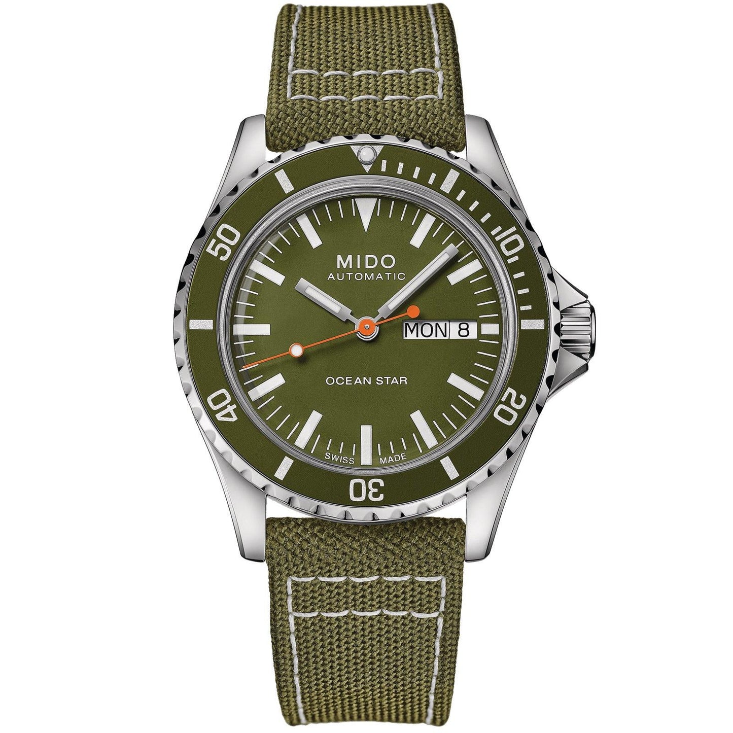 Mido montre Ocean Star Tribute 40,5mm vert automatique acier M026.830.18.091.00