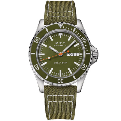 Mido montre Ocean Star Tribute 40,5mm vert automatique acier M026.830.18.091.00