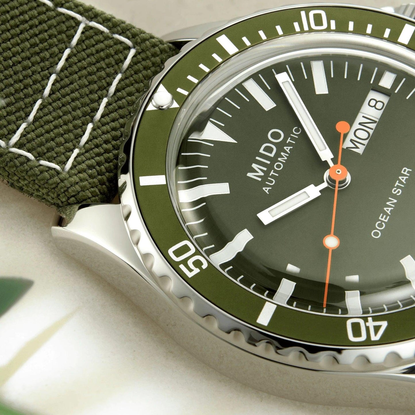 Mido montre Ocean Star Tribute 40,5mm vert automatique acier M026.830.18.091.00