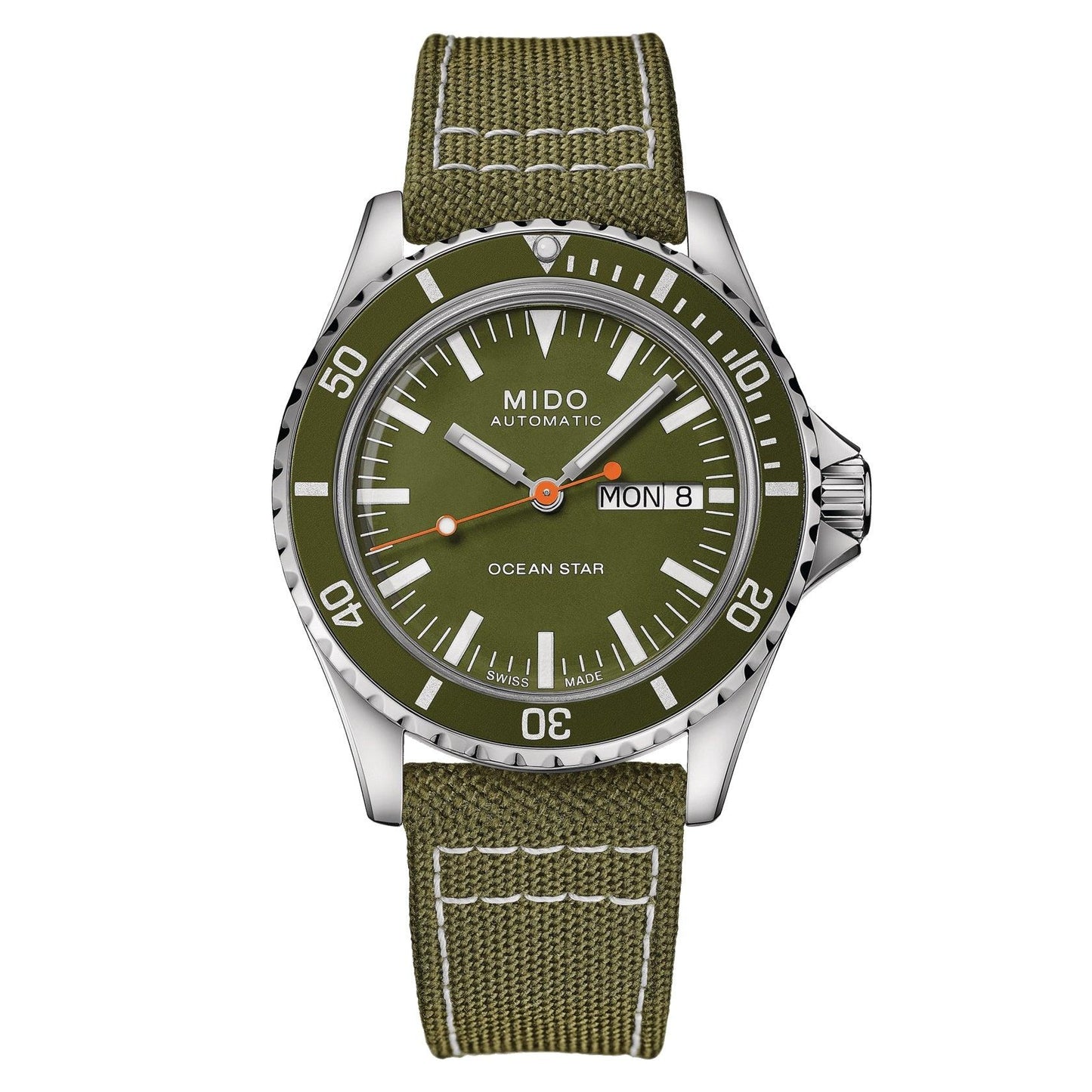 Mido montre Ocean Star Tribute 40,5mm vert automatique acier M026.830.18.091.00