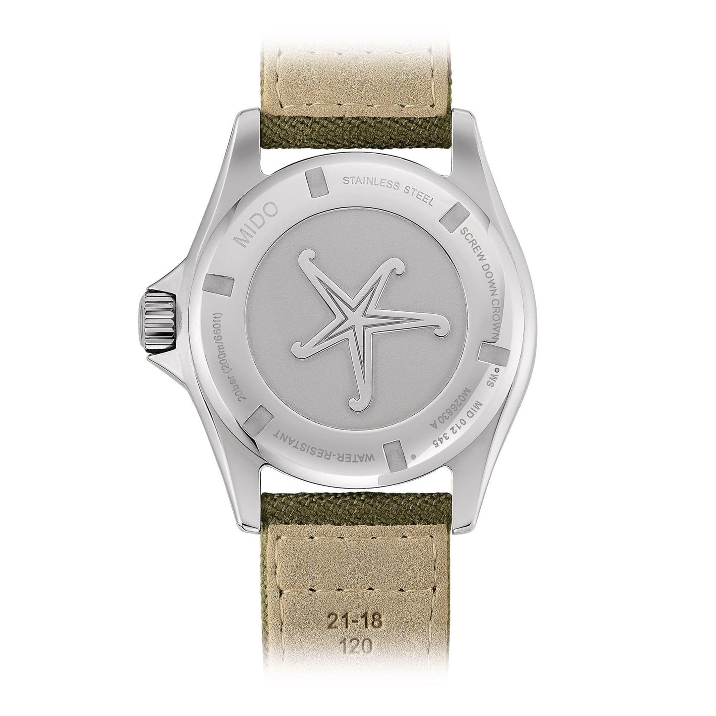 Mido montre Ocean Star Tribute 40,5mm vert automatique acier M026.830.18.091.00