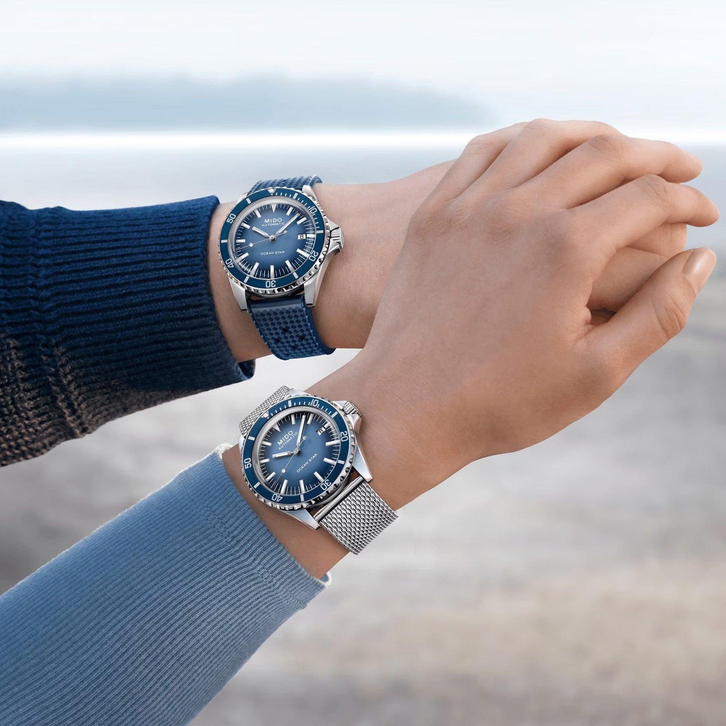 Mido montre Ocean Star Tribute Édition Spéciale 40mm bleu automatique acier M026.807.11.041.01
