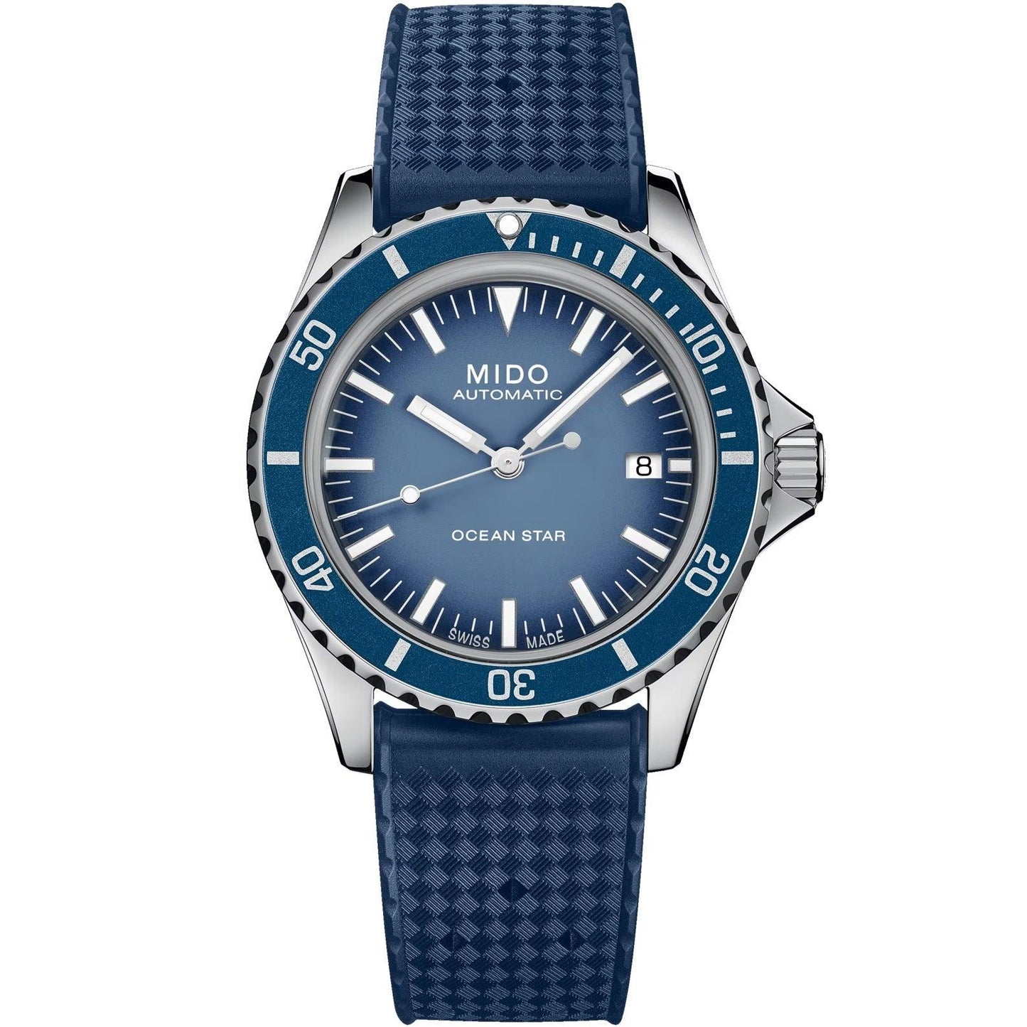 Mido montre Ocean Star Tribute Édition Spéciale 40mm bleu automatique acier M026.807.11.041.01