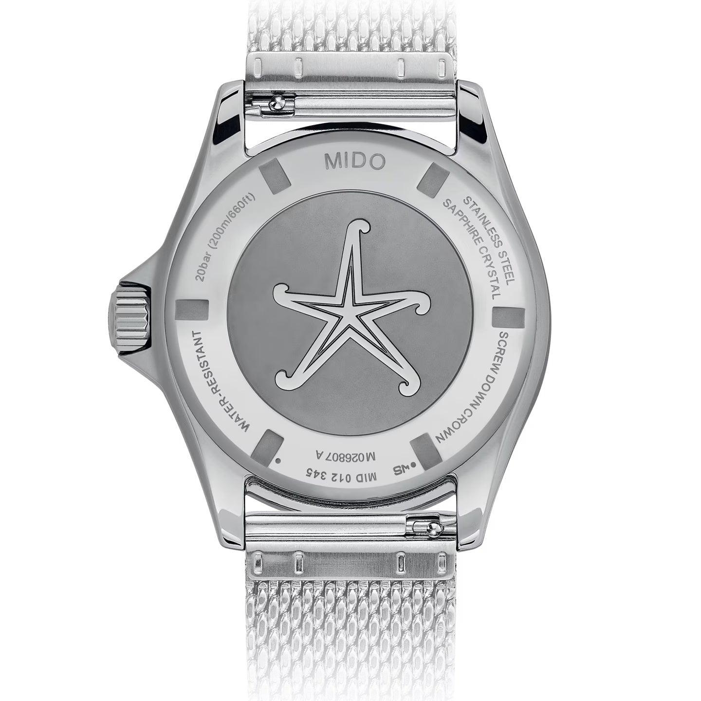 Mido montre Ocean Star Tribute Édition Spéciale 40mm bleu automatique acier M026.807.11.041.01