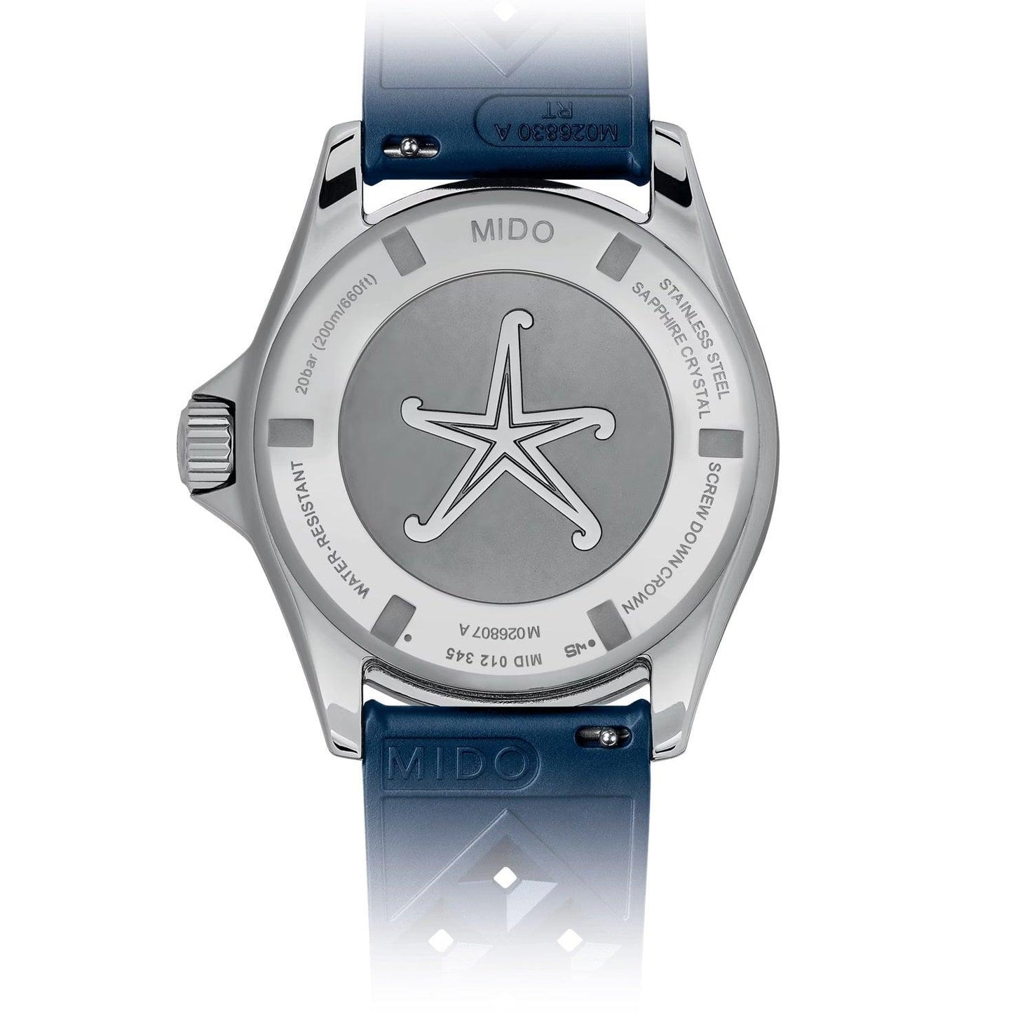 Mido montre Ocean Star Tribute Édition Spéciale 40mm bleu automatique acier M026.807.11.041.01