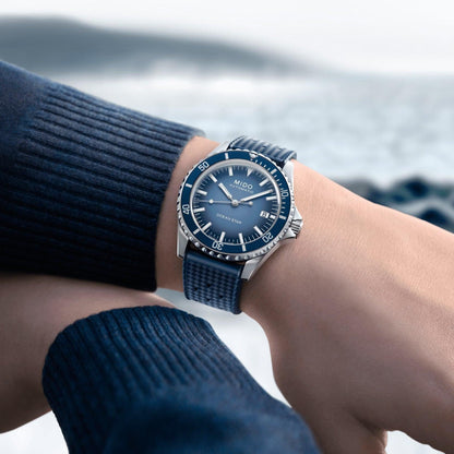 Mido montre Ocean Star Tribute Édition Spéciale 40mm bleu automatique acier M026.807.11.041.01