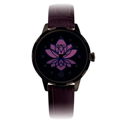 Mido montre Rainflower Night 34mm nacre diamants automatique acier finition PVD or rose M043.207.36.106.00