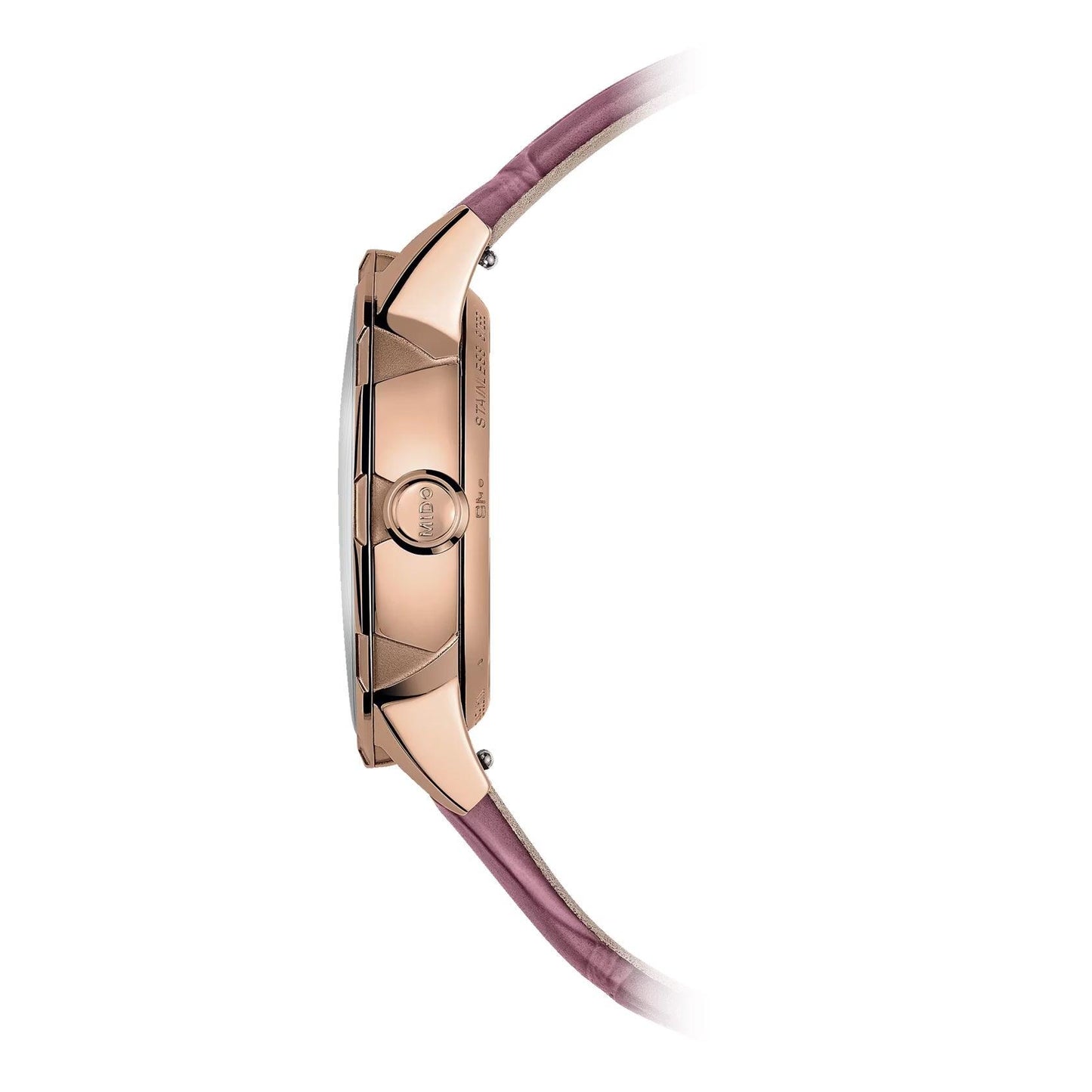 Mido montre Rainflower Night 34mm nacre diamants automatique acier finition PVD or rose M043.207.36.106.00
