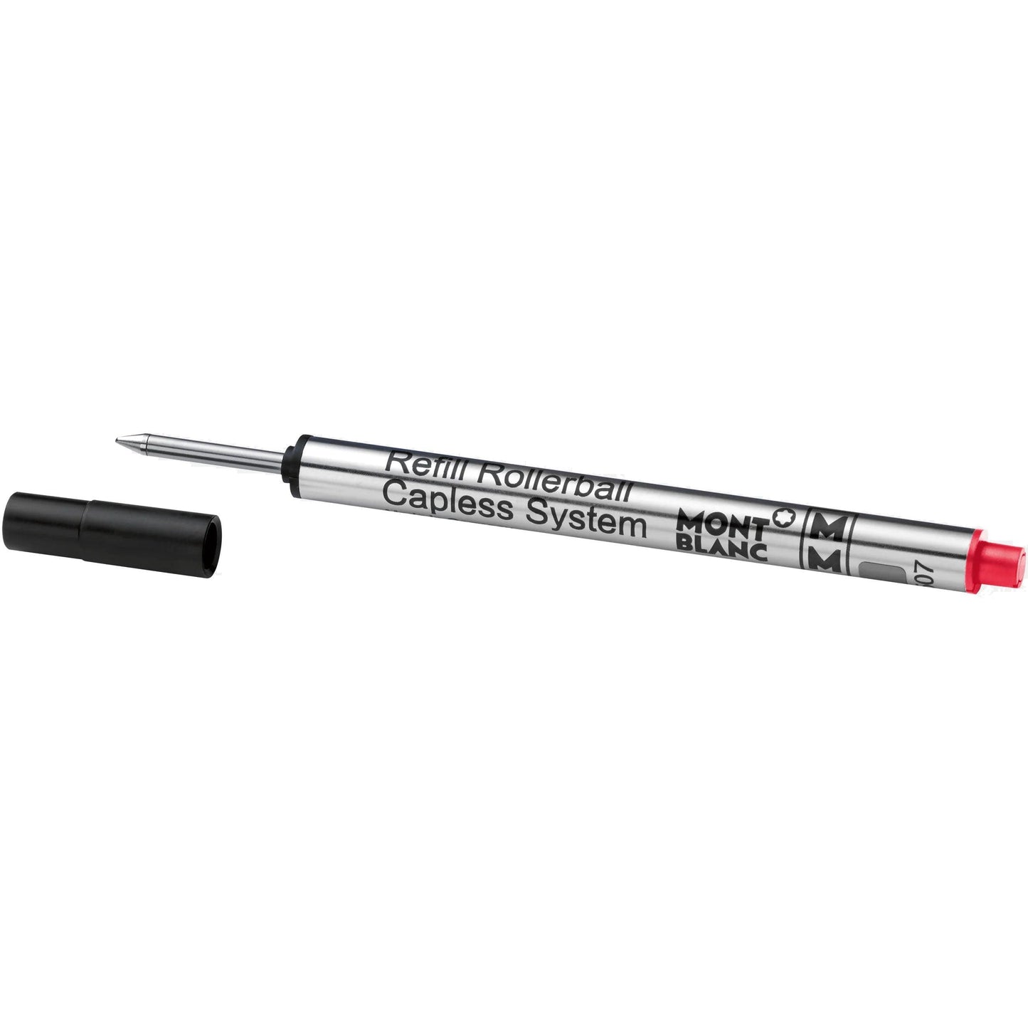 Recharge Montblanc 1 pour roller système sans capuchon moyen rouge Modena plume M 124518