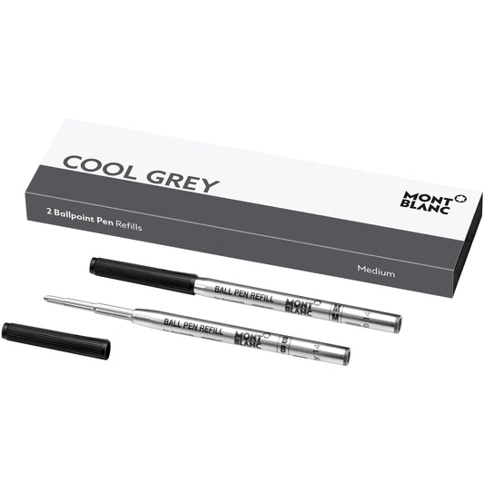 Recharges pour stylo bille Montblanc 2 (M) Gris froid 124519