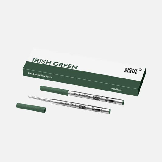 Recharges pour stylo bille Montblanc 2 (M) Vert irlandais (Vert) 128217