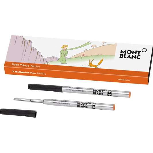 Montblanc 2 recharges stylo bille (M) Le Petit Prince Orange (orange) 118202