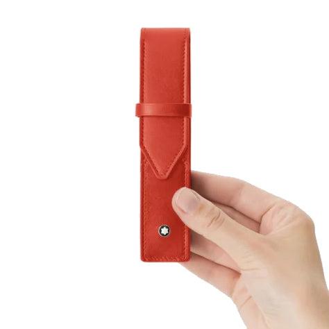 Étui pour instruments d'écriture Montblanc Meisterstück corail 198335