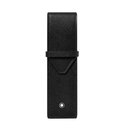 Montblanc étui pour 2 instruments d'écriture Montblanc Sartorial noir 130751