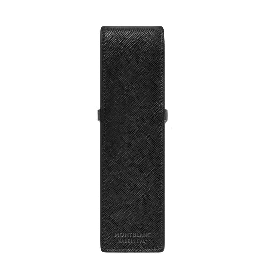 Montblanc étui pour 2 instruments d'écriture Montblanc Sartorial noir 130751