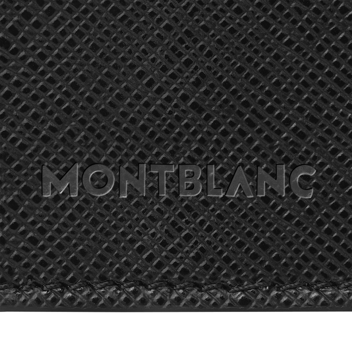 Montblanc étui pour 2 instruments d'écriture Montblanc Sartorial noir 130751