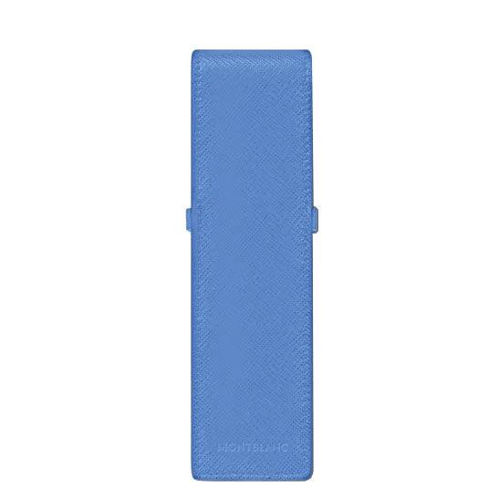 Montblanc étui pour 2 instruments d’écriture Sartorial Dusty Blue 198255