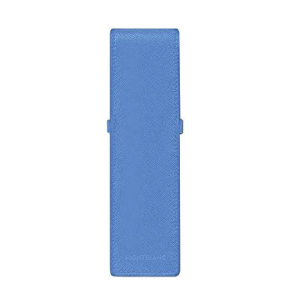 Montblanc étui pour 2 instruments d’écriture Sartorial Dusty Blue 198255