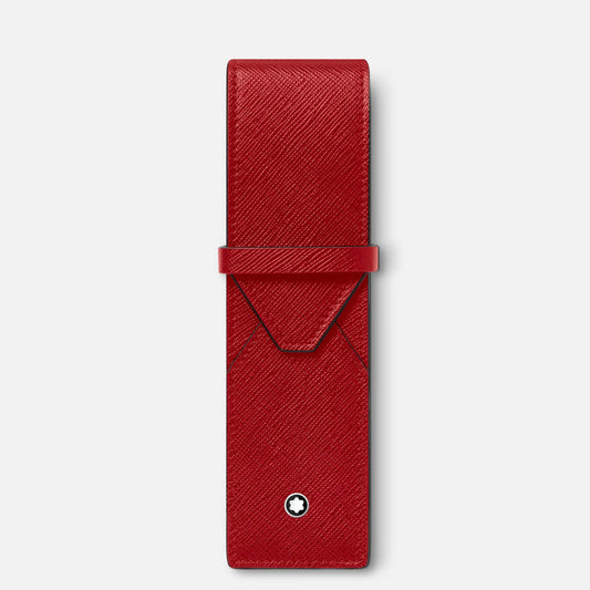 Montblanc étui porte-stylos pour 2 instruments d'écriture Montblanc Sartorial rouge 131204