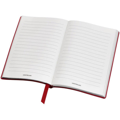 Carnet Montblanc 148 pages lignées Rouge (rouge) papeterie de luxe 118039