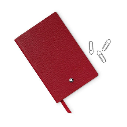 Carnet Montblanc 148 pages lignées Rouge (rouge) papeterie de luxe 118039