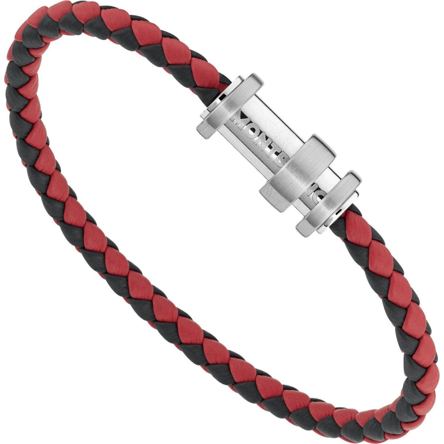 Montblanc bracelet TimeWalker acier cuir 11855763