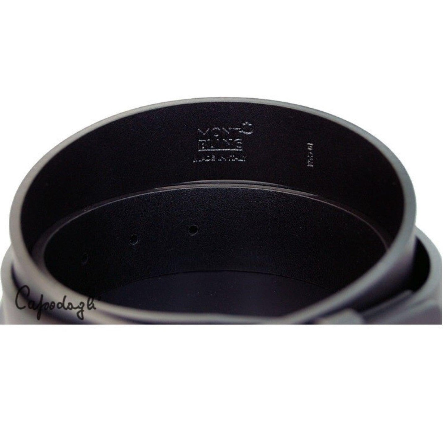 Montblanc ceinture Classic Line M Signature noir 109771