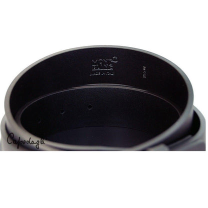 Montblanc ceinture Classic Line M Signature noir 109771