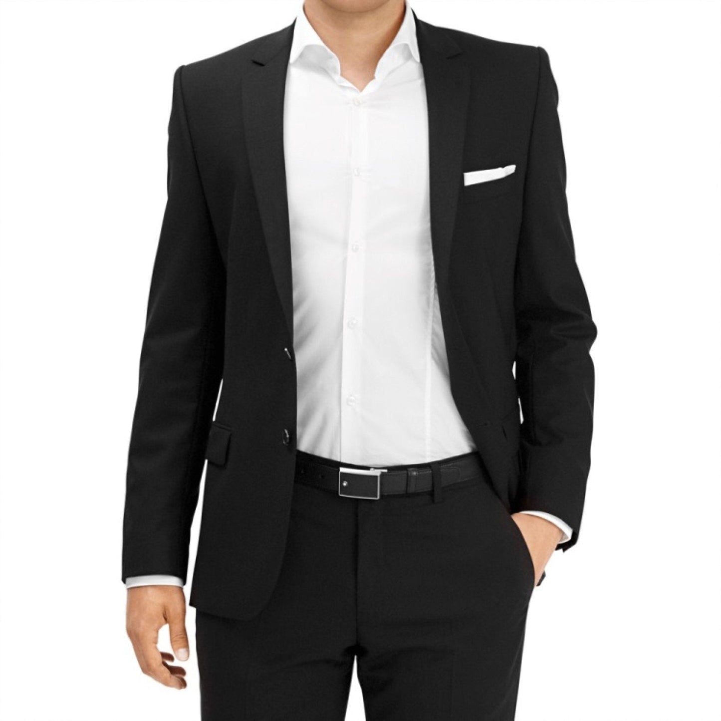 Montblanc ceinture ajustable Sartorial noir 114421