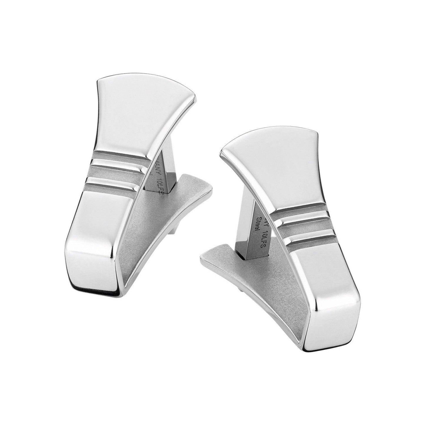 Montblanc boutons de manchette Essential Sartorial acier 116640