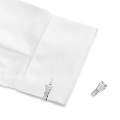 Montblanc boutons de manchette Essential Sartorial acier 116640