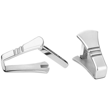 Montblanc boutons de manchette Essential Sartorial acier 116640