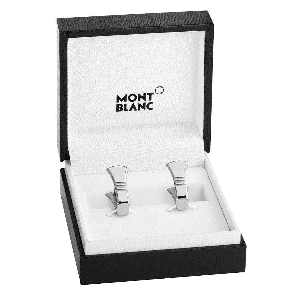 Montblanc boutons de manchette Essential Sartorial acier 116640