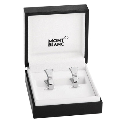 Montblanc boutons de manchette Essential Sartorial acier 116640